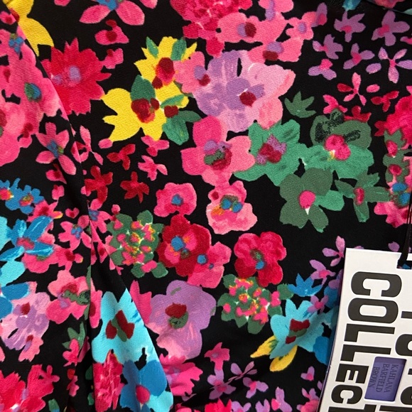 XXS 🔖 FUTURE COLLECTIVE Floral Long Sleeve Mock Neck Dress Kahlana Barfie… - Picture 7 of 12